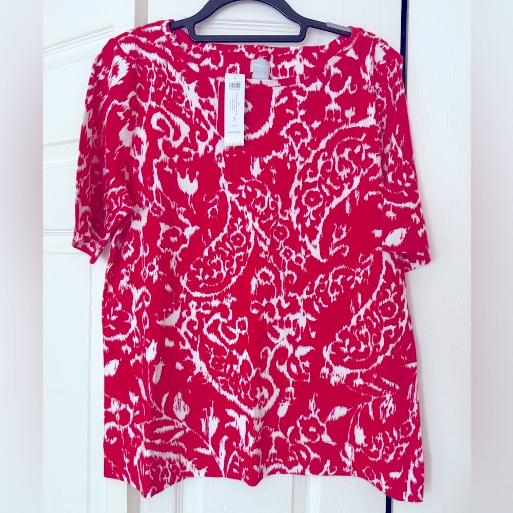 NWT Chico’s 100% Pima T-shirt NWT